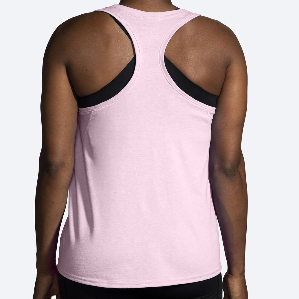 Brooks Distance Tank 2.0 Női Ujjatlan Póló Rózsaszín | HU281954