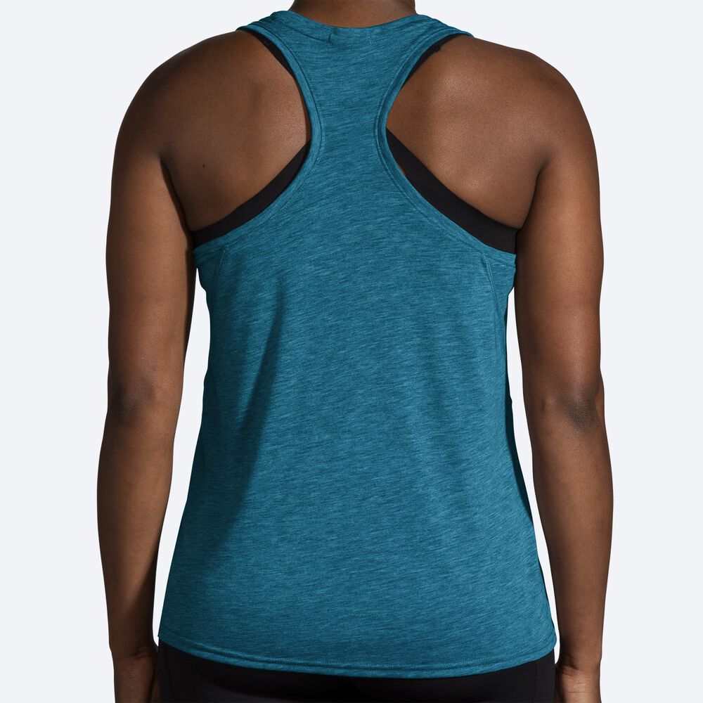 Brooks Distance Tank 2.0 Női Ujjatlan Póló Kék | HU509418