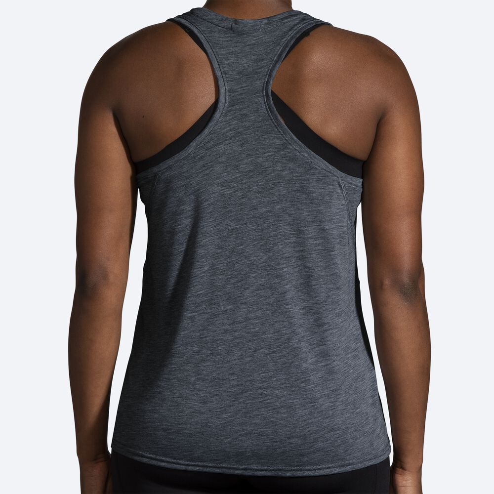 Brooks Distance Tank 2.0 Női Ujjatlan Póló Szürke | HU742389