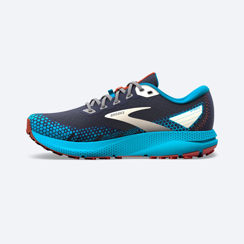 Brooks Divide 3 Férfi Terepfutó Cipő Sötétkék/Kék | HU705634