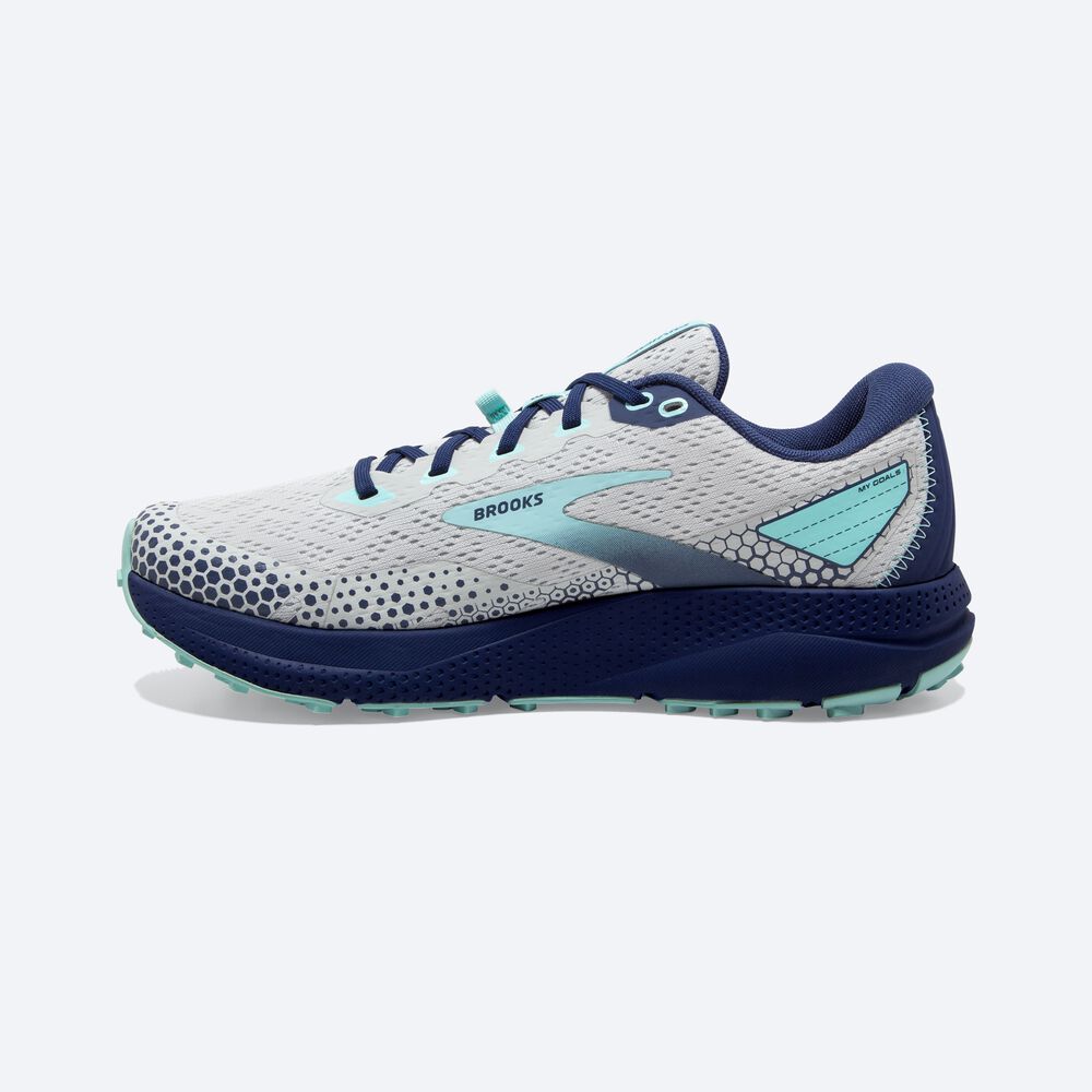 Brooks Divide 3 Női Terepfutó Cipő Szürke/Kék | HU835924