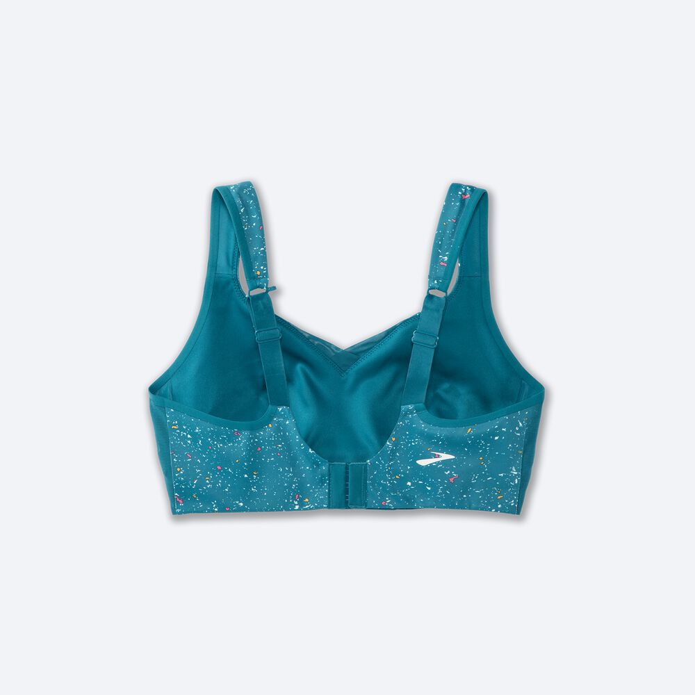 Brooks Drive Convertible Run Bra Női Sportmelltartó Zöld | HU120465