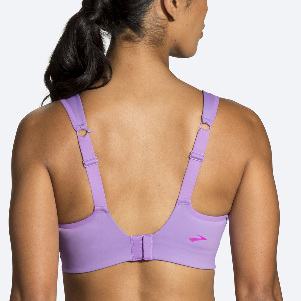 Brooks Drive Convertible Run Bra Női Sportmelltartó Lila | HU395064