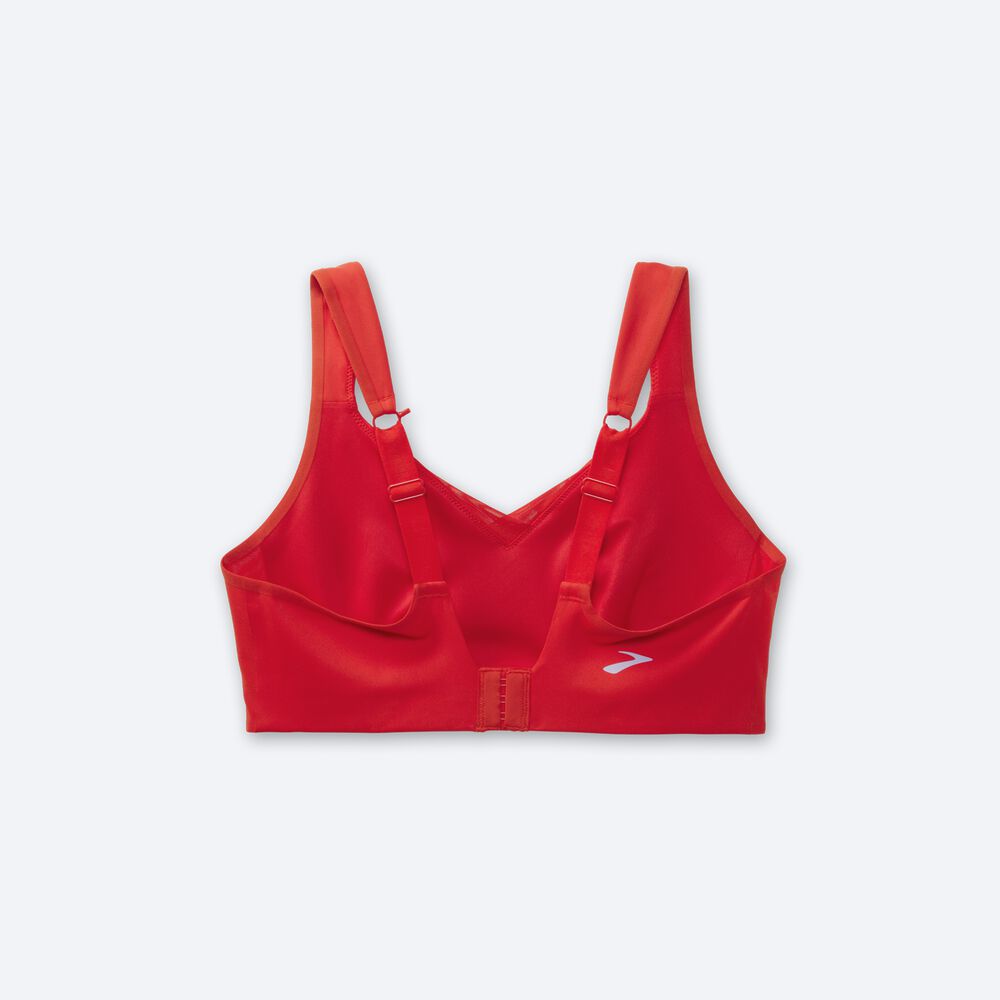 Brooks Drive Convertible Run Bra Női Sportmelltartó Piros | HU689370