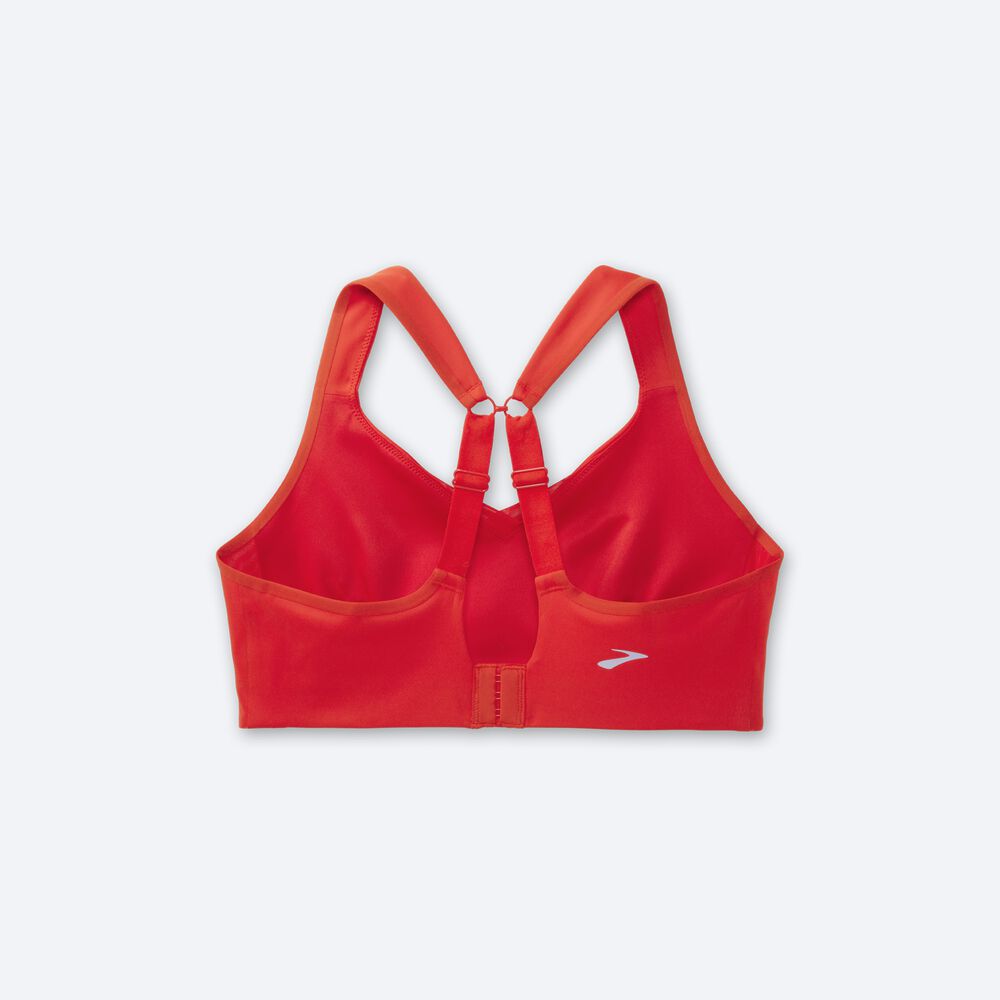 Brooks Drive Convertible Run Bra Női Sportmelltartó Piros | HU689370