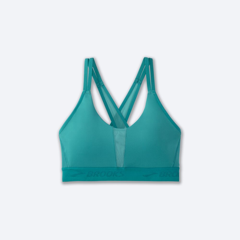 Brooks Drive Plunge Run Bra 2.0 Női Sportmelltartó Zöld | HU273914