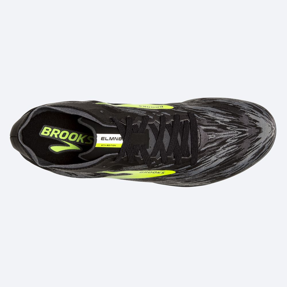 Brooks ELMN8 v5 Női Szöges Cipő Fekete/Szürke | HU790185