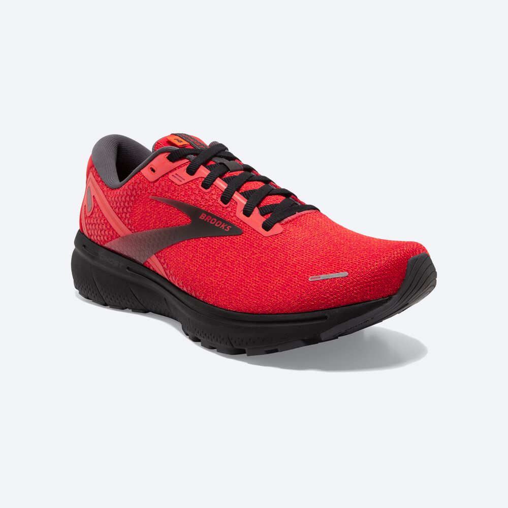 Brooks Ghost 14 Férfi Futócipő Piros/Rózsaszín/Fekete | HU495721