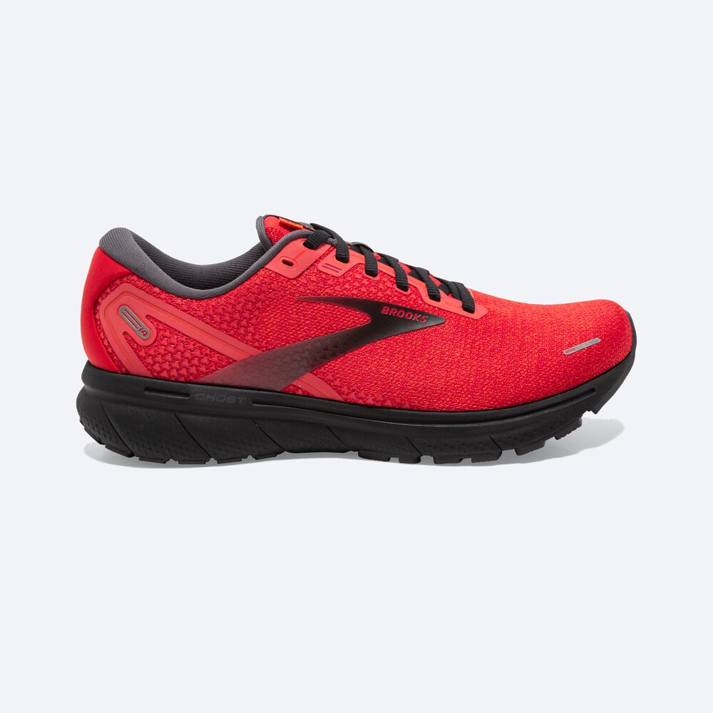 Brooks Ghost 14 Férfi Futócipő Piros/Rózsaszín/Fekete | HU495721