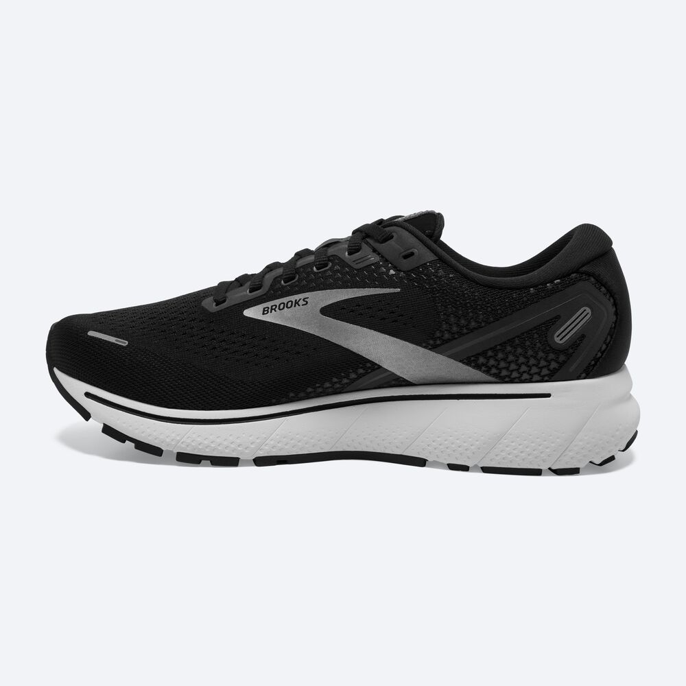 Brooks Ghost 14 Női Futócipő Fekete/Fehér/Titán | HU687019