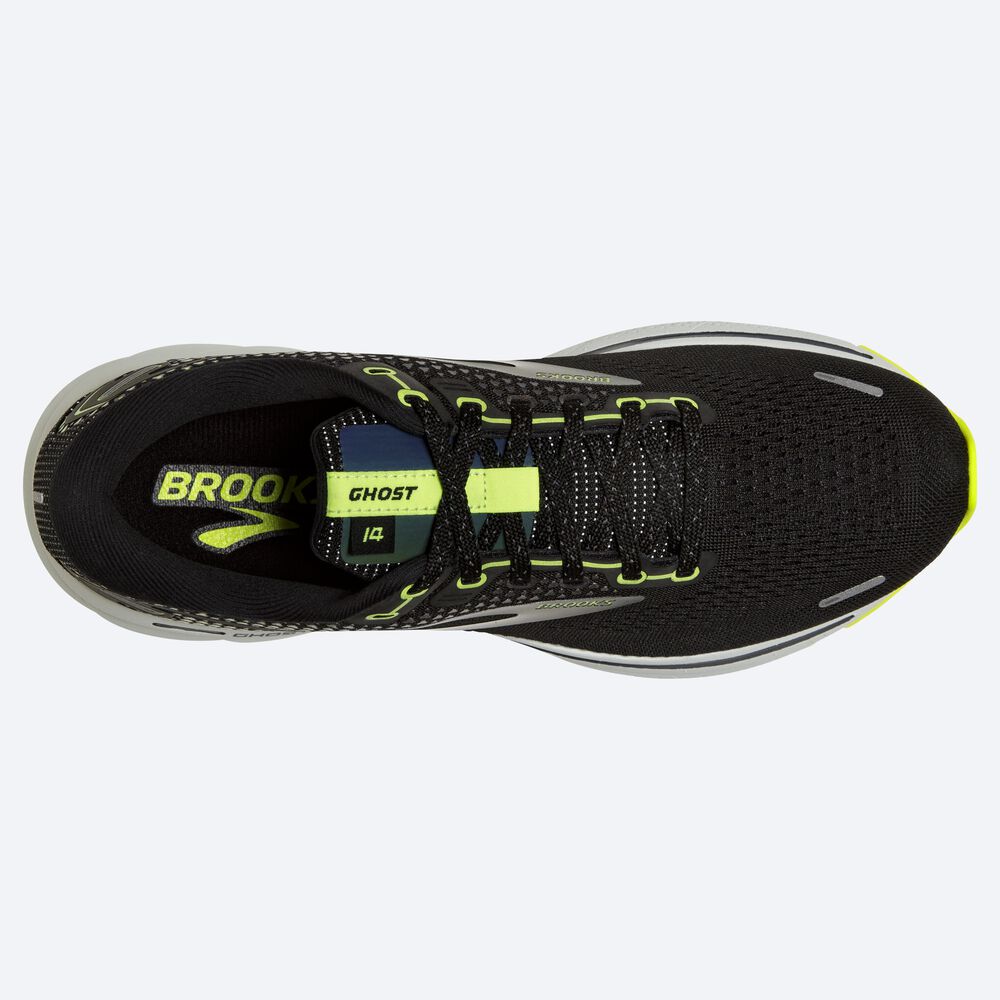 Brooks Ghost 14 Női Futócipő Fekete/Kék | HU648207