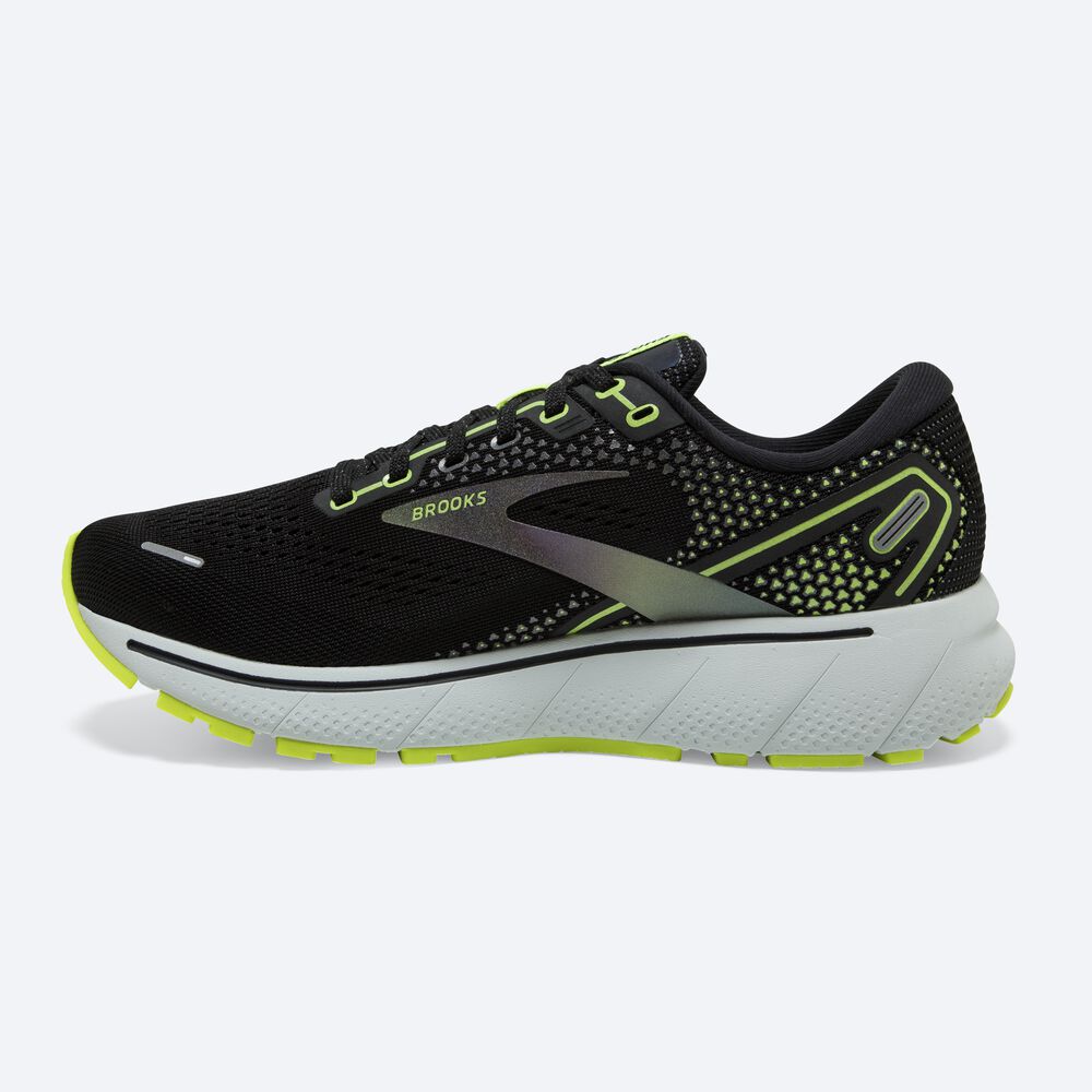 Brooks Ghost 14 Női Futócipő Fekete/Kék | HU648207