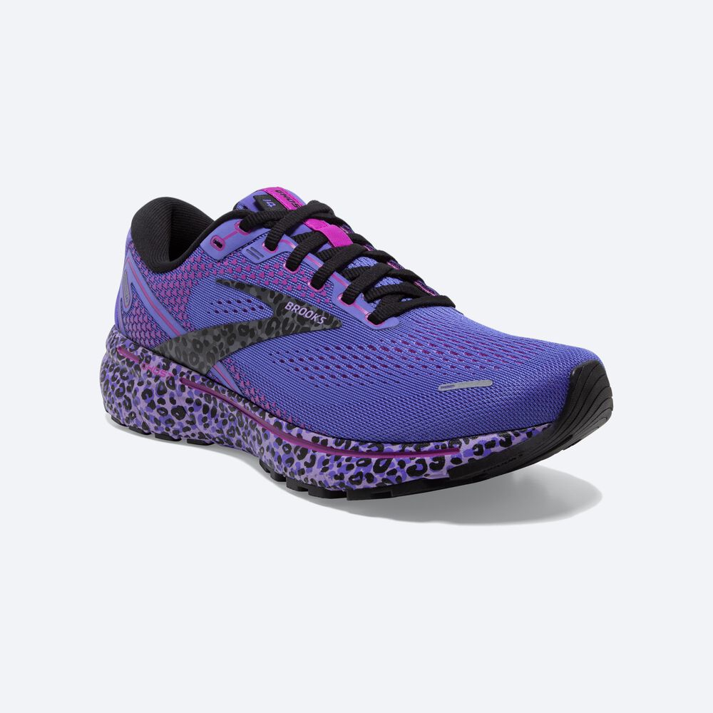 Brooks Ghost 14 Női Futócipő Lila/Fekete | HU456187