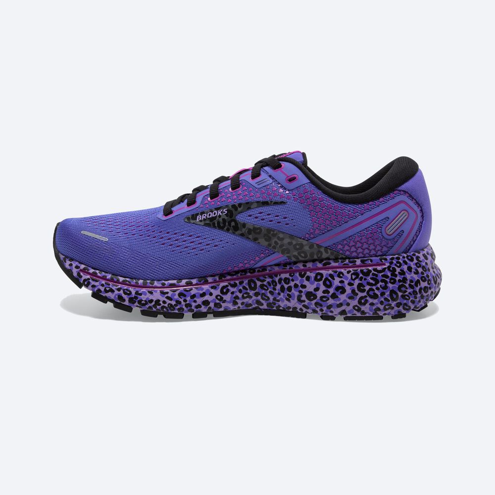 Brooks Ghost 14 Női Futócipő Lila/Fekete | HU456187