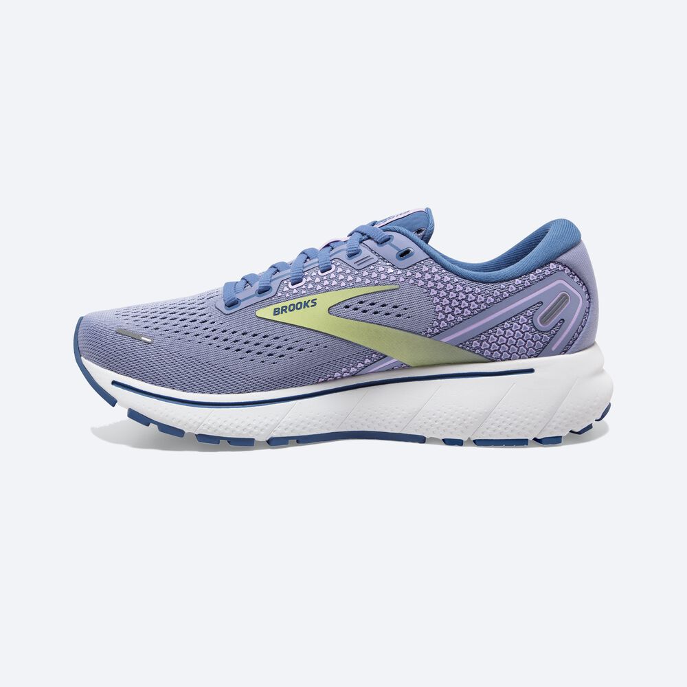 Brooks Ghost 14 Női Futócipő Lila/Világos Zöld | HU518734