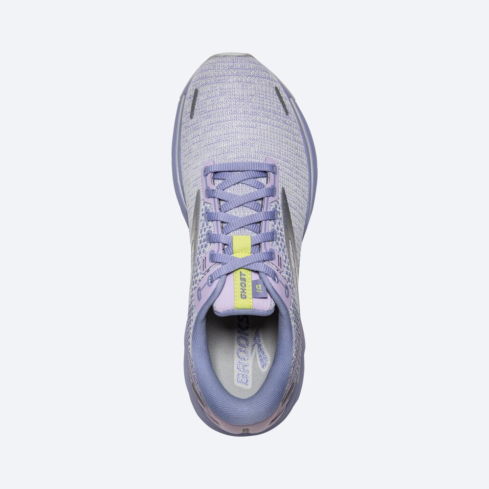 Brooks Ghost 14 Női Futócipő Lila/Világos Zöld | HU958014