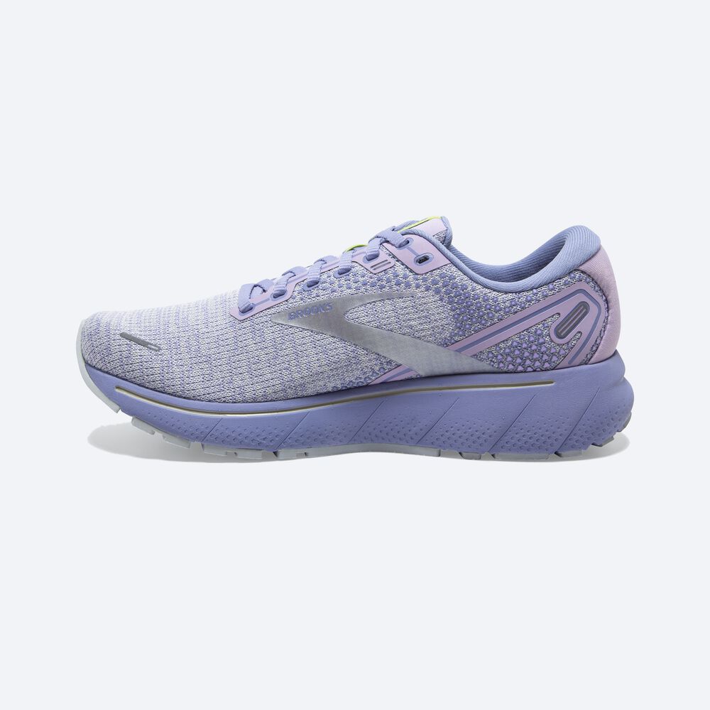 Brooks Ghost 14 Női Futócipő Lila/Világos Zöld | HU958014