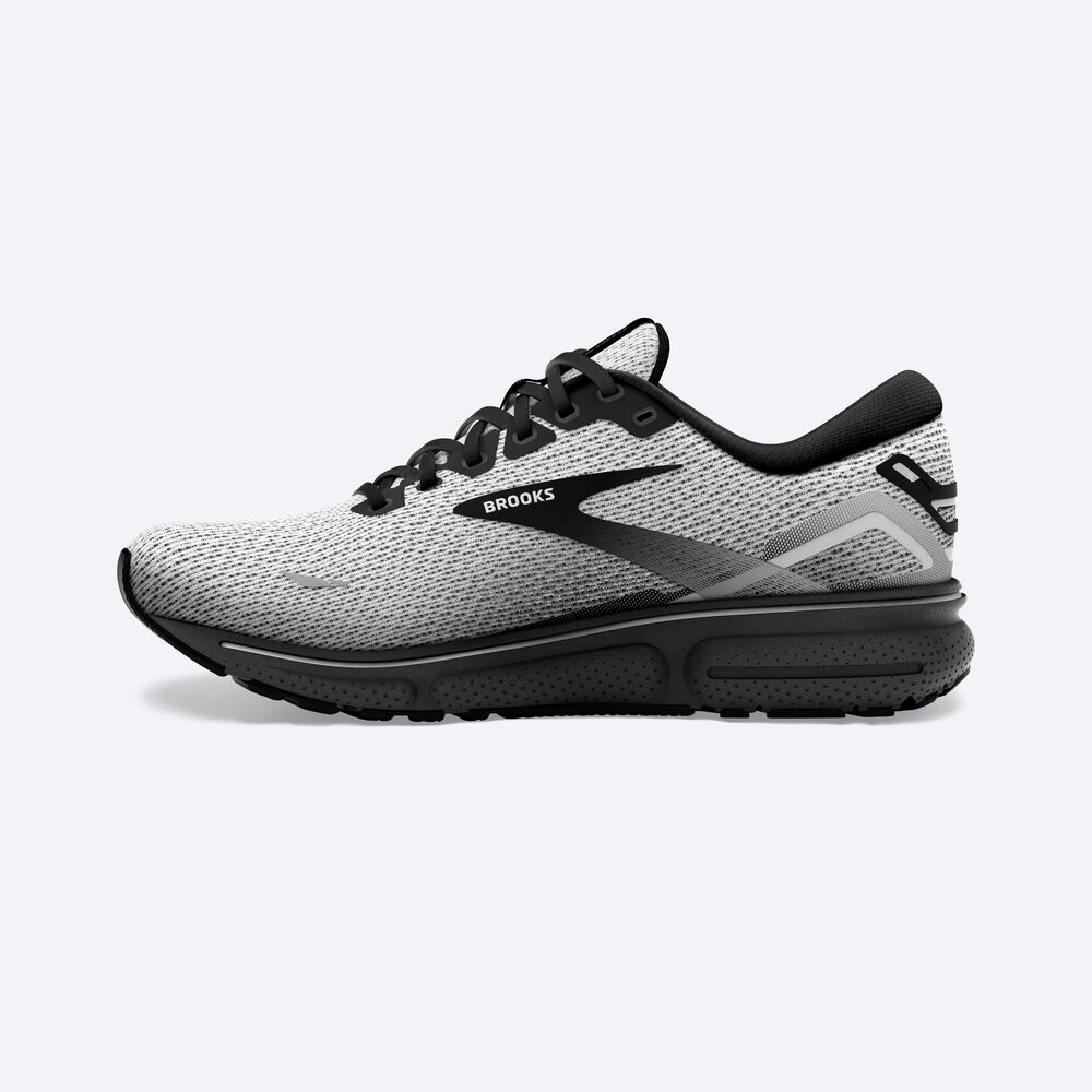 Brooks Ghost 15 Férfi Futócipő Fehér/Fekete | HU509274