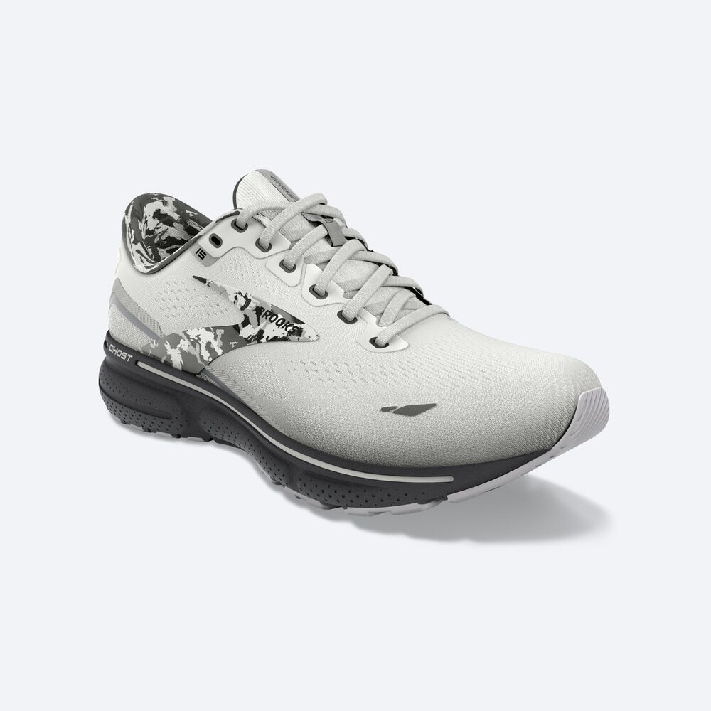 Brooks Ghost 15 Férfi Futócipő Fehér | HU487152