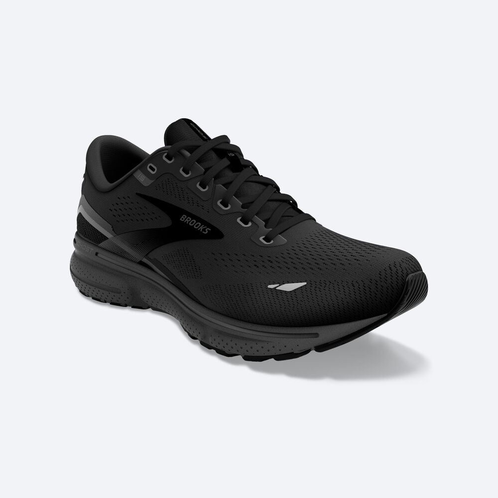 Brooks Ghost 15 Férfi Futócipő Fekete | HU491836