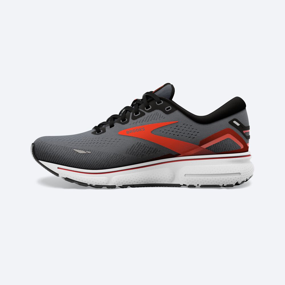 Brooks Ghost 15 Férfi Futócipő Fekete/Narancssárga | HU823159