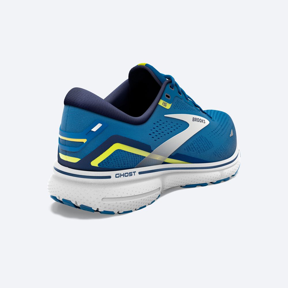 Brooks Ghost 15 Férfi Futócipő Kék/Fehér | HU902631