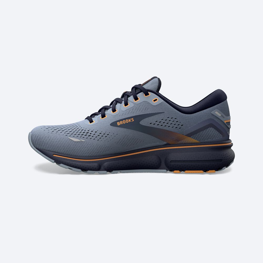 Brooks Ghost 15 Férfi Futócipő Szürke/Sötétkék | HU734216