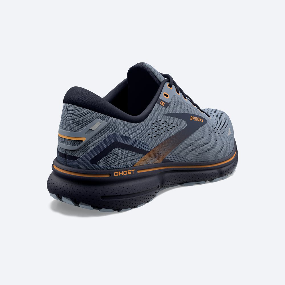 Brooks Ghost 15 Férfi Futócipő Szürke/Sötétkék | HU734216