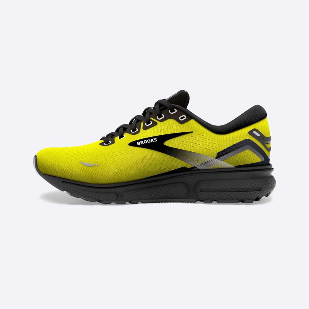 Brooks Ghost 15 Férfi Futócipő Sárga/Fekete | HU456923