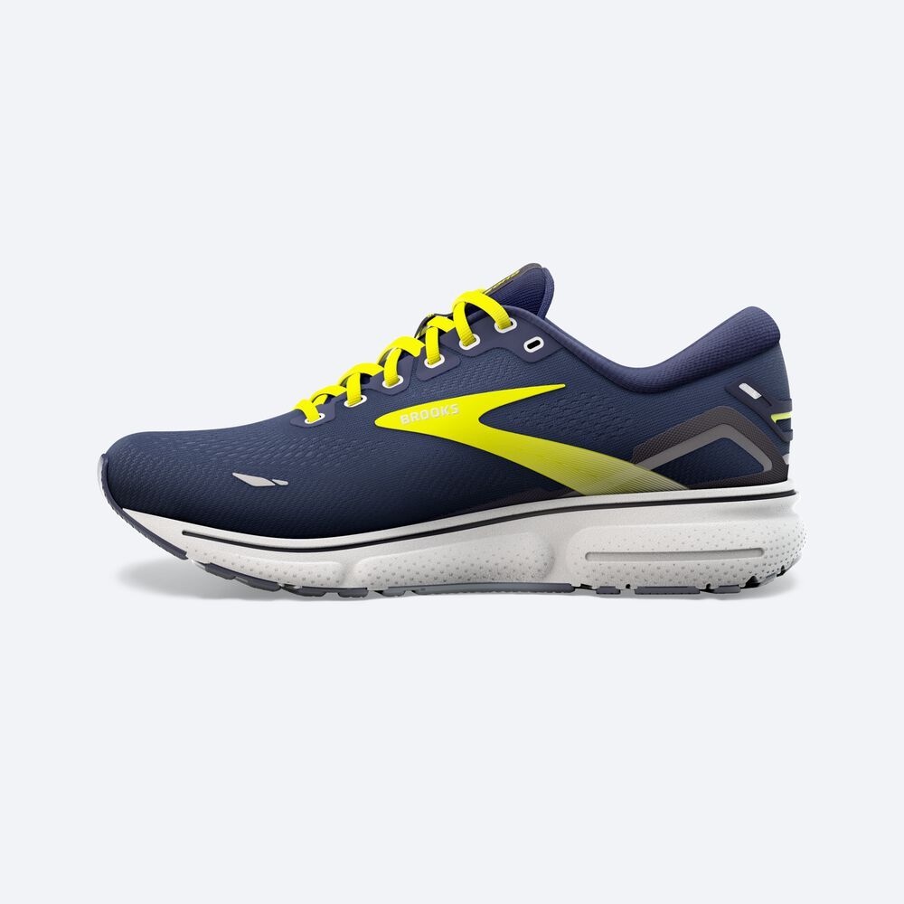 Brooks Ghost 15 Férfi Futócipő Sötétkék/Szürke | HU482613