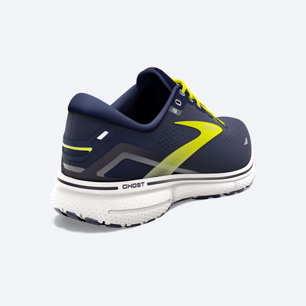 Brooks Ghost 15 Férfi Futócipő Sötétkék/Szürke | HU482613