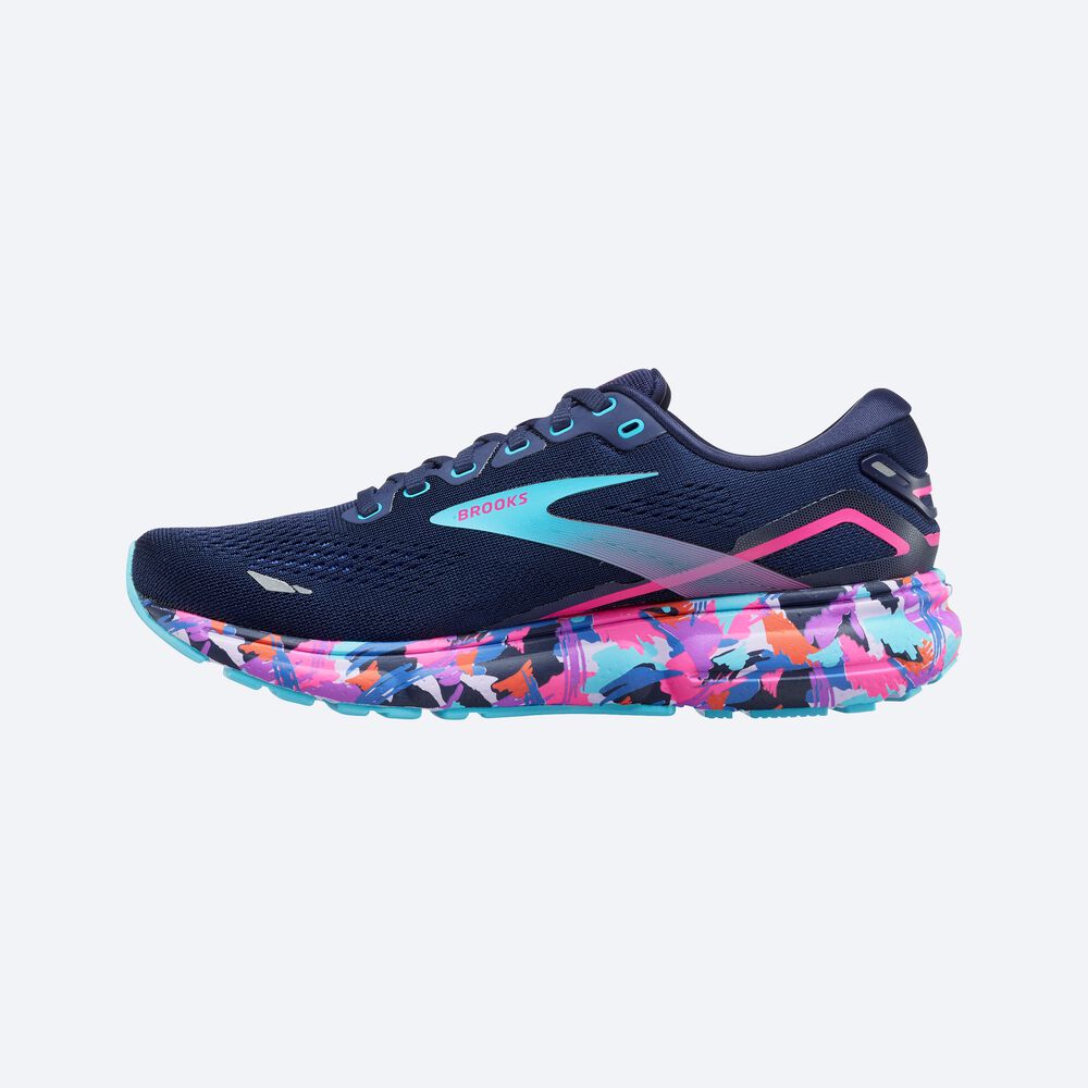 Brooks Ghost 15 Női Futócipő Kék/Rózsaszín | HU810925