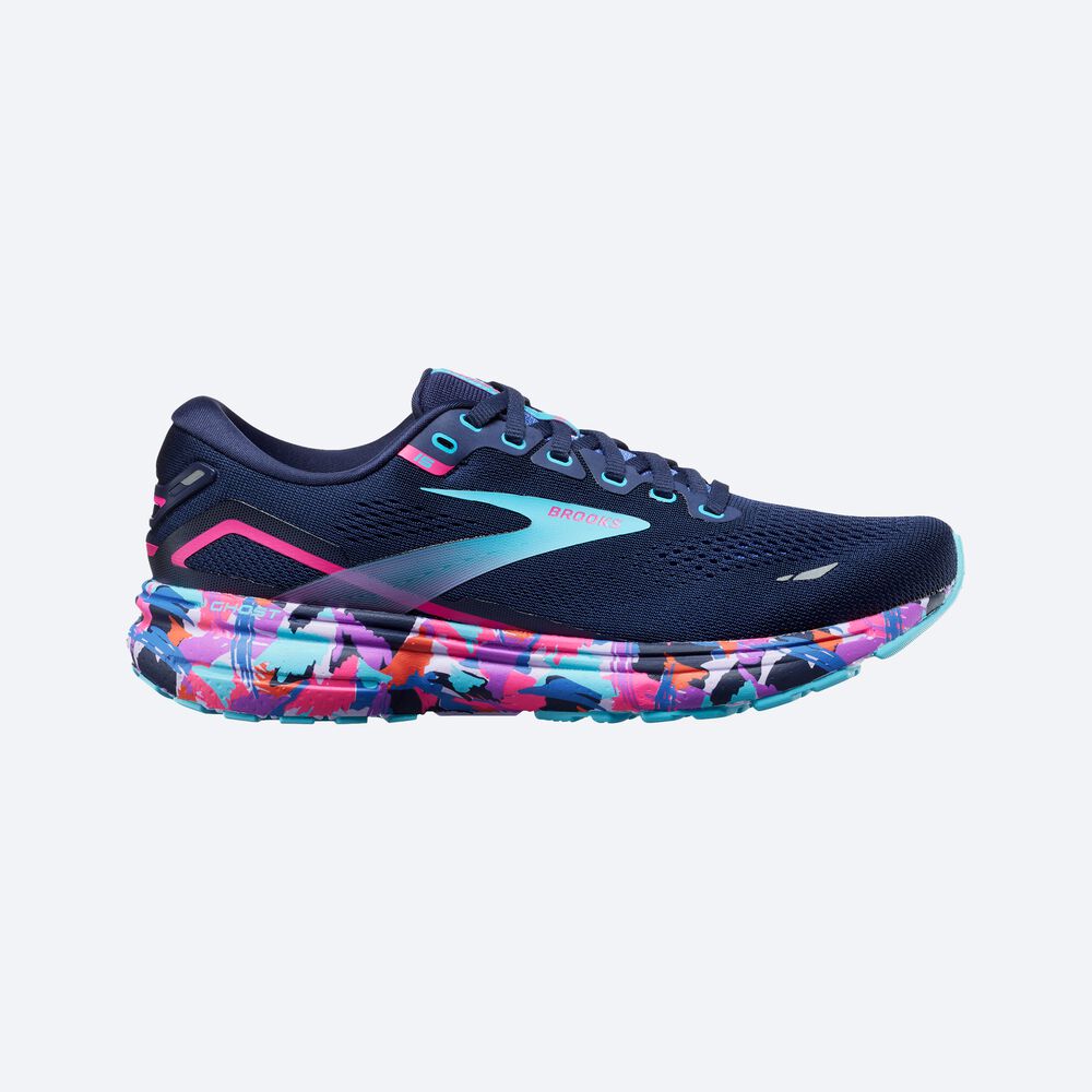 Brooks Ghost 15 Női Futócipő Kék/Rózsaszín | HU810925