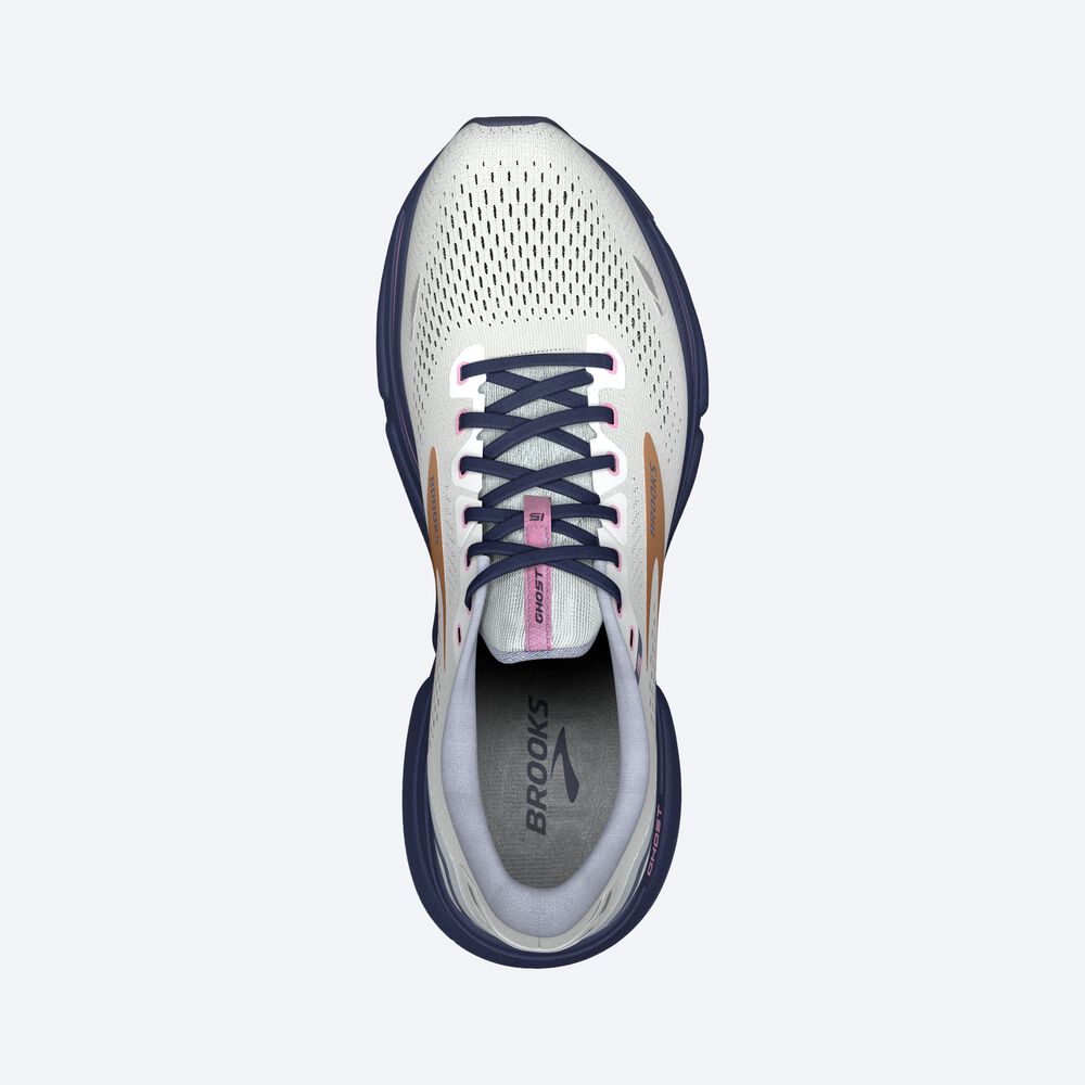 Brooks Ghost 15 Női Futócipő Kék/Rózsaszín/Réz | HU984731