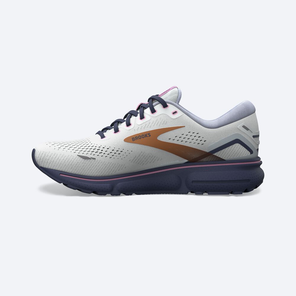 Brooks Ghost 15 Női Futócipő Kék/Rózsaszín/Réz | HU984731