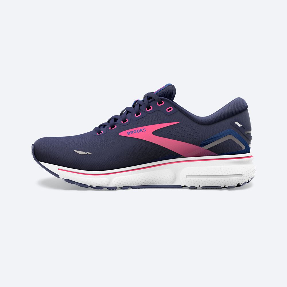 Brooks Ghost 15 Női Futócipő Sötétkék/Kék/Rózsaszín | HU406982