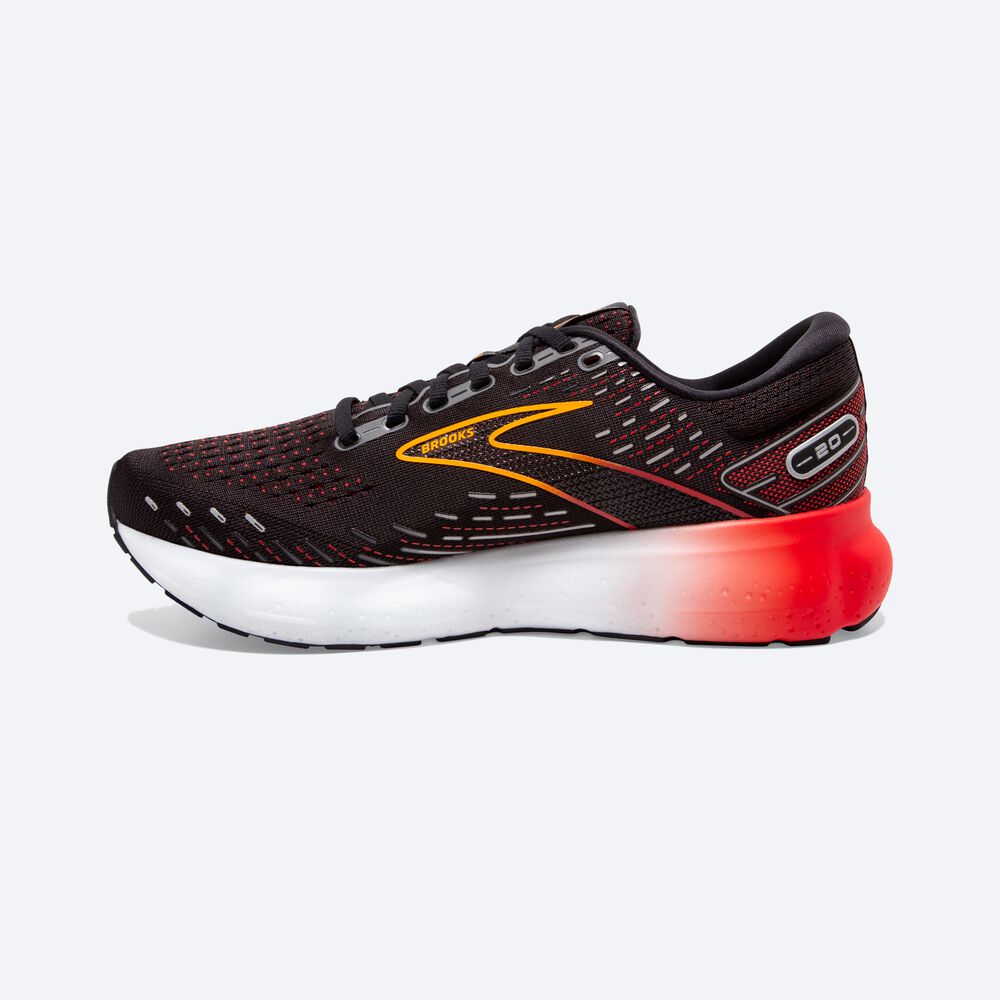 Brooks Glycerin 20 Férfi Futócipő Fekete/Piros | HU142037