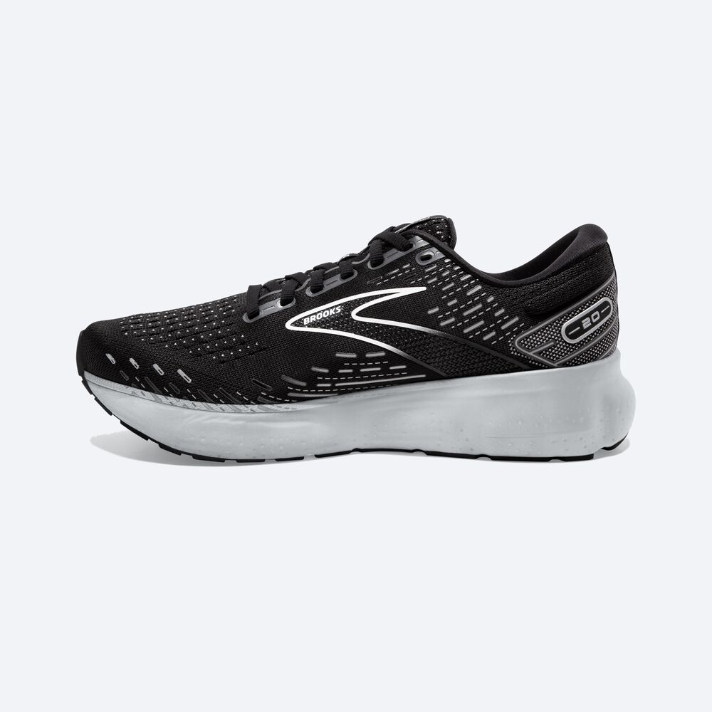 Brooks Glycerin 20 Férfi Futócipő Fekete/Fehér | HU941762