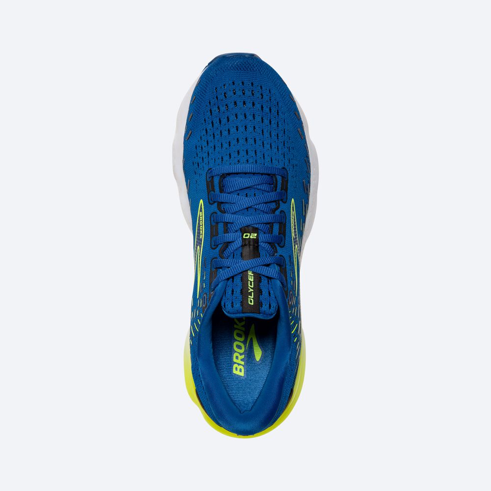 Brooks Glycerin 20 Férfi Futócipő Kék/Fehér | HU036175