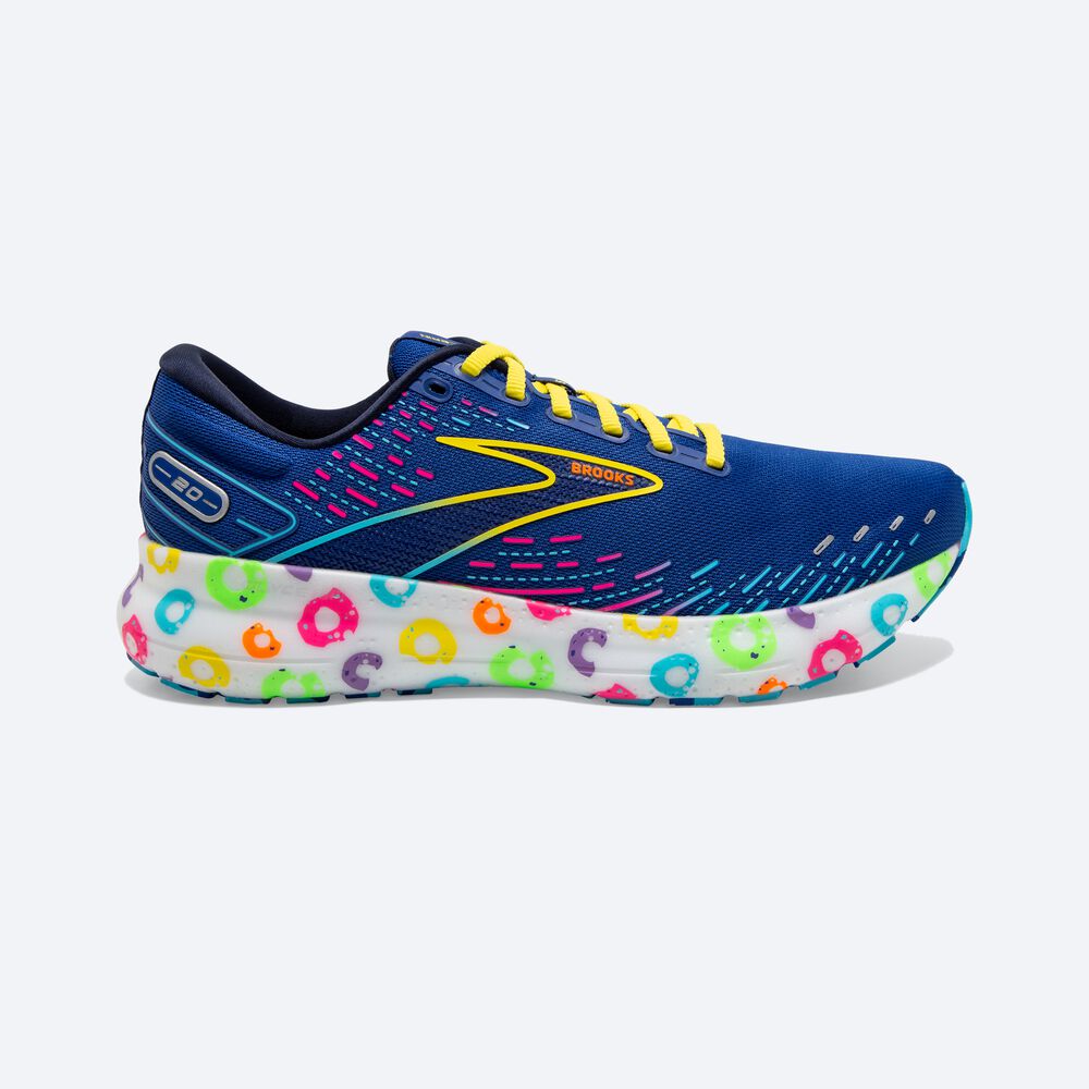 Brooks Glycerin 20 Férfi Futócipő Kék/Sötétkék/Sárga | HU238147