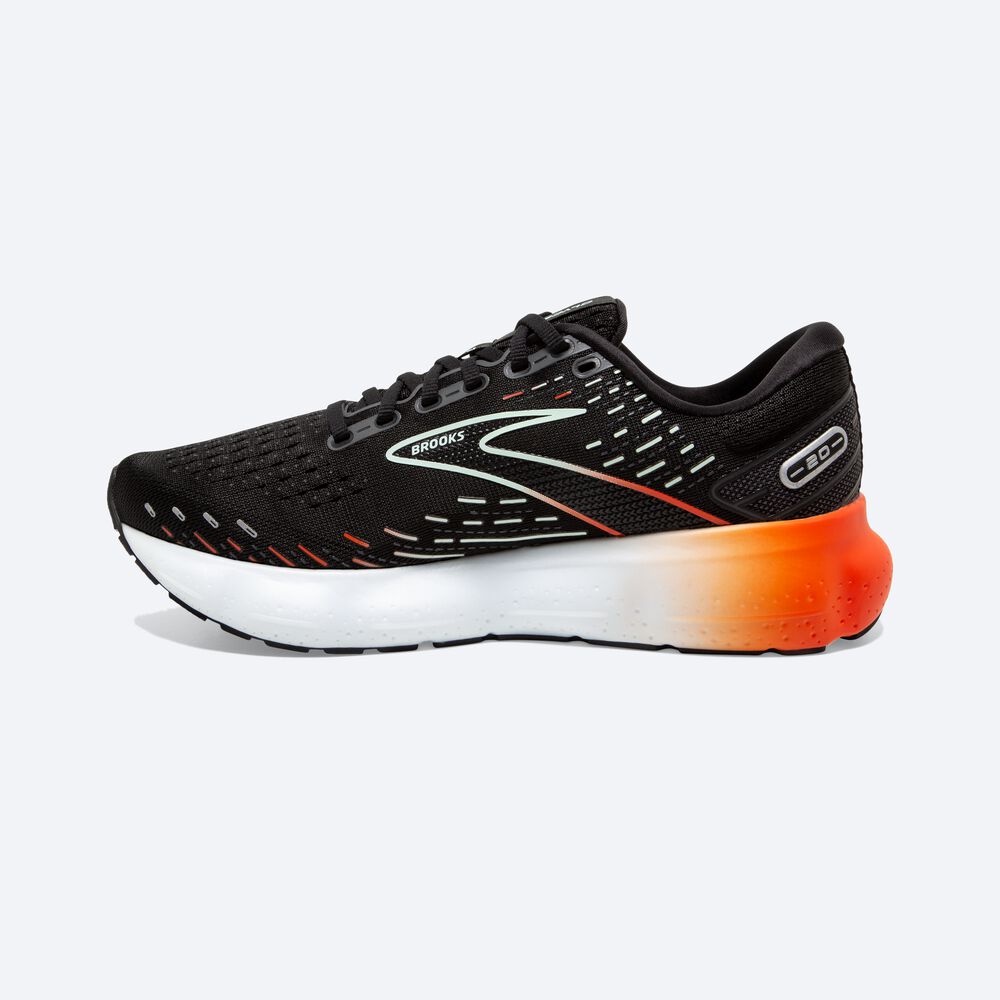 Brooks Glycerin 20 Női Futócipő Fekete/Piros | HU162384