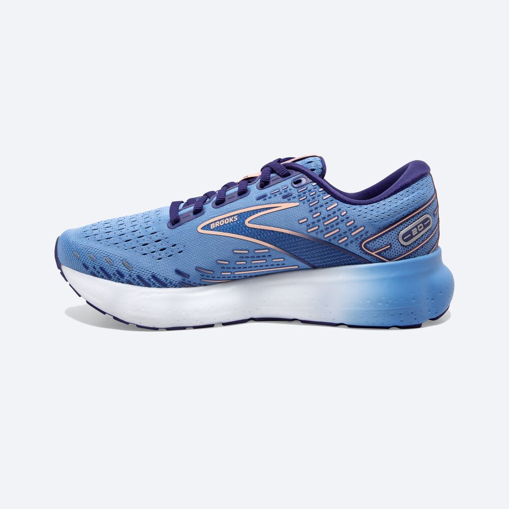 Brooks Glycerin 20 Női Futócipő Kék/Fehér | HU192834