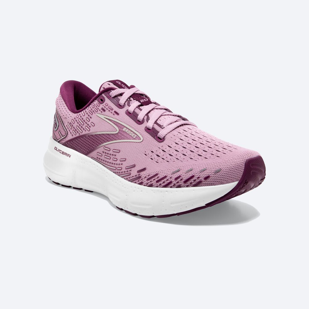 Brooks Glycerin 20 Női Futócipő Lila/Szürke | HU130927