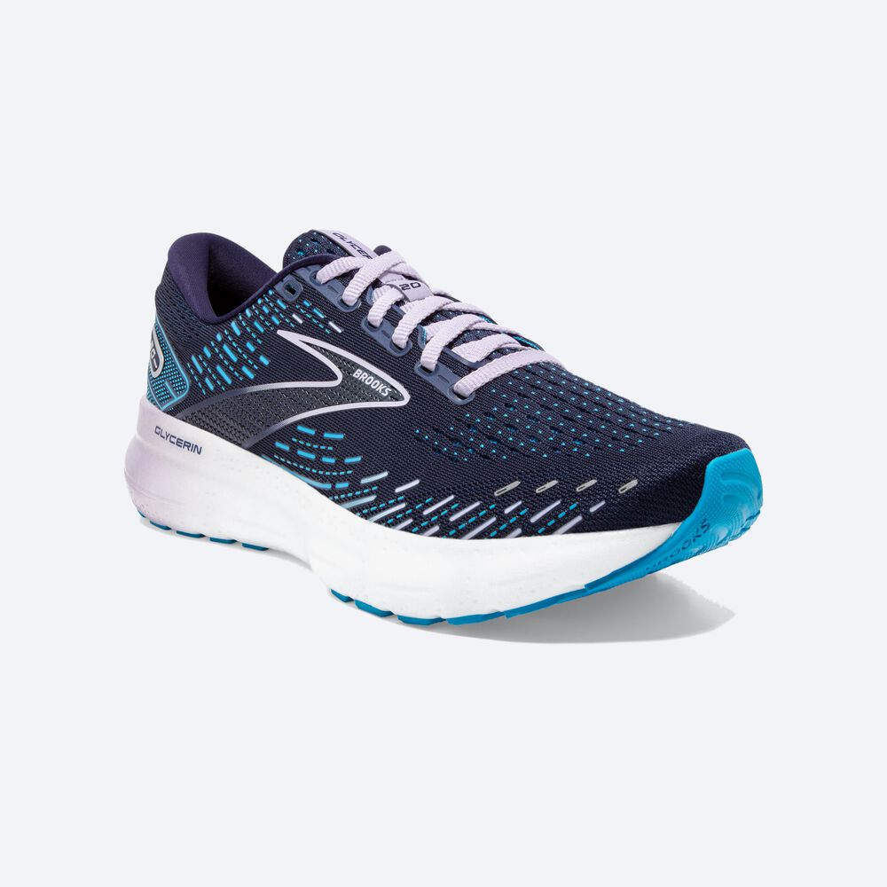 Brooks Glycerin 20 Női Futócipő Sötétkék | HU830671