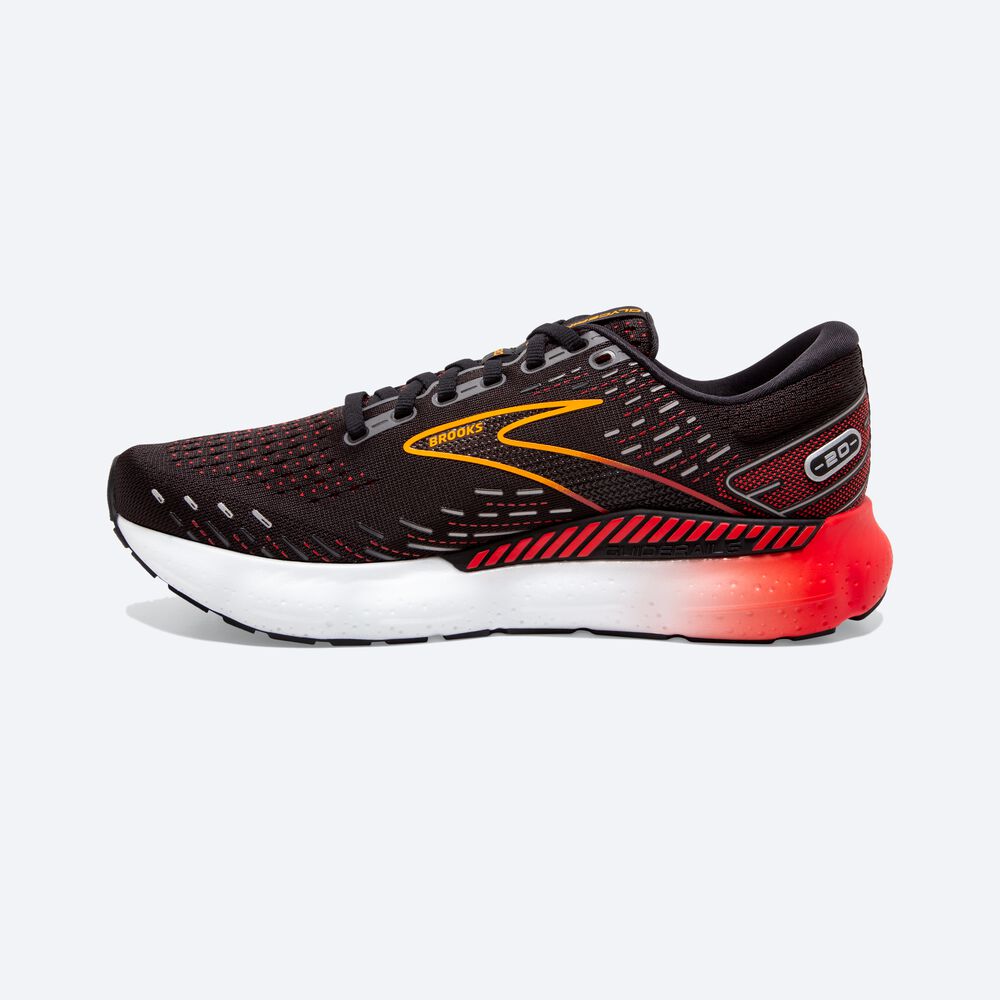 Brooks Glycerin GTS 20 Férfi Futócipő Fekete/Piros | HU125406