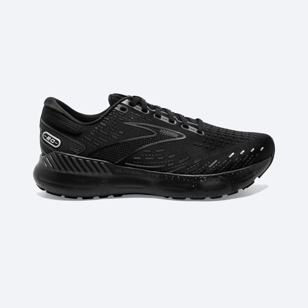 Brooks Glycerin GTS 20 Férfi Futócipő Fekete | HU391824