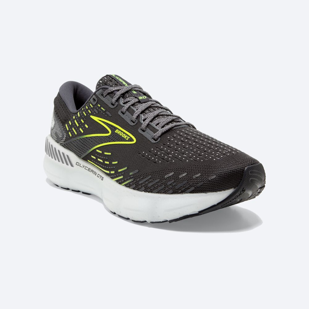 Brooks Glycerin GTS 20 Férfi Futócipő Fehér | HU653081