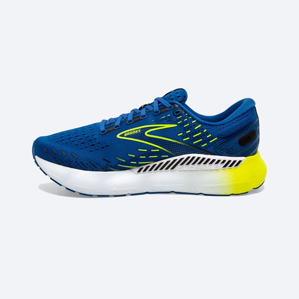 Brooks Glycerin GTS 20 Férfi Futócipő Kék/Fehér | HU826734