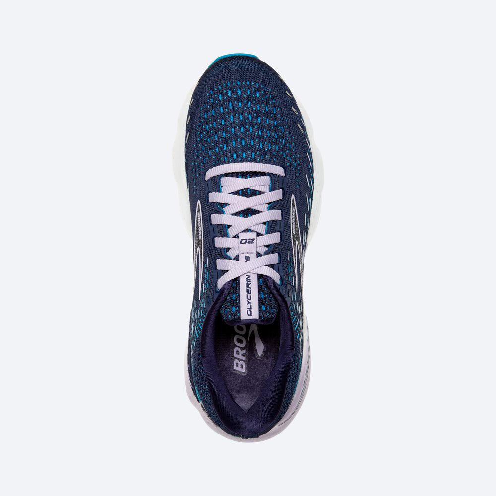 Brooks Glycerin GTS 20 Női Futócipő Sötétkék | HU124507