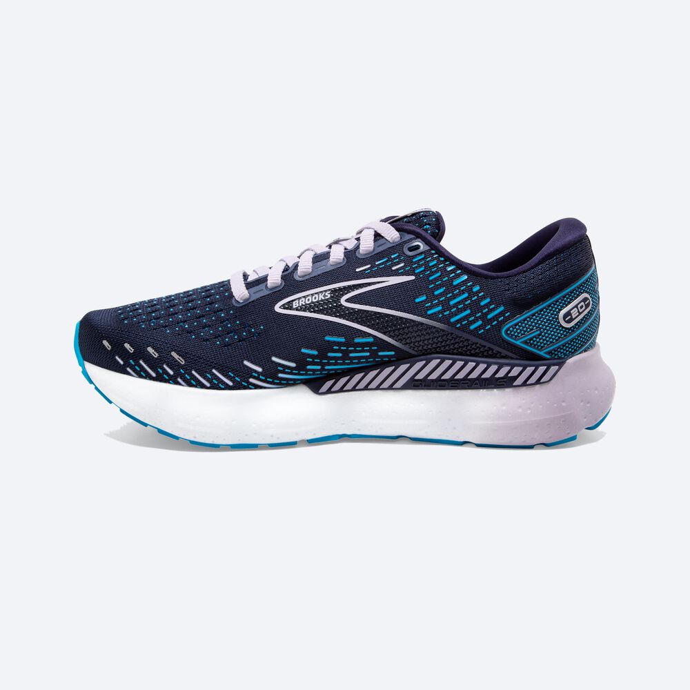 Brooks Glycerin GTS 20 Női Futócipő Sötétkék | HU124507